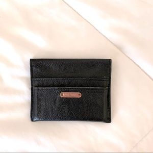 Free people vegan leather card holder